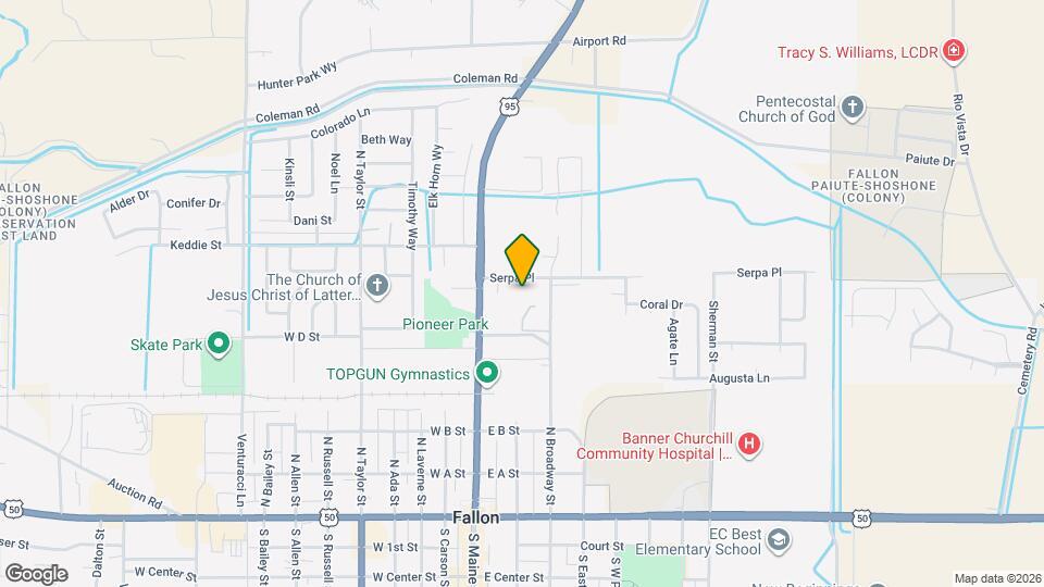 160 Serpa Pl Map and Location Details