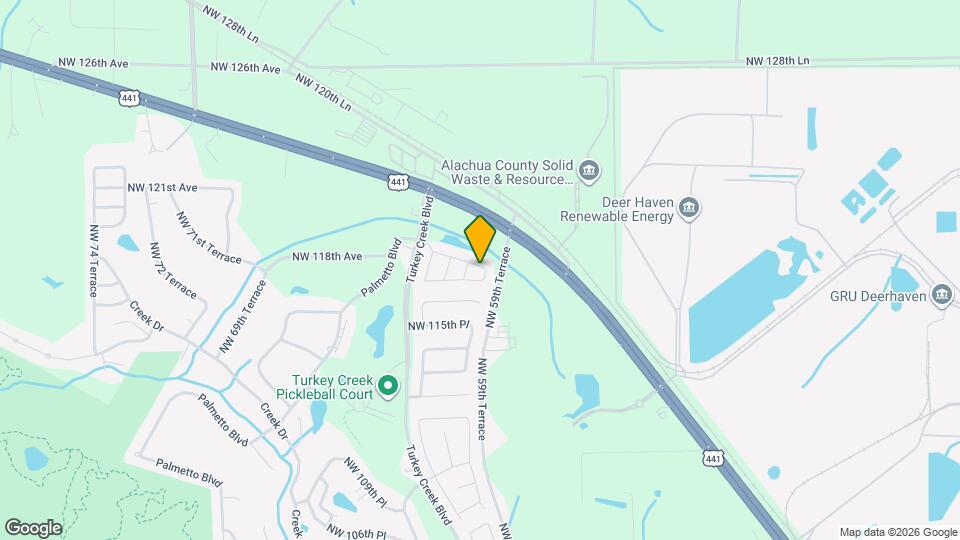 11774 NW 60th Dr Map and Location Details