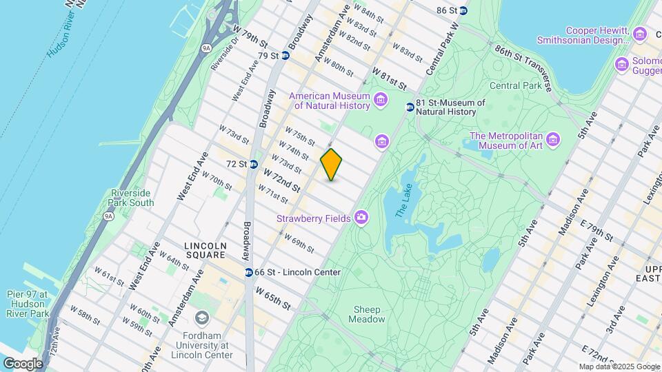 23 W 73rd St Map and Location Details