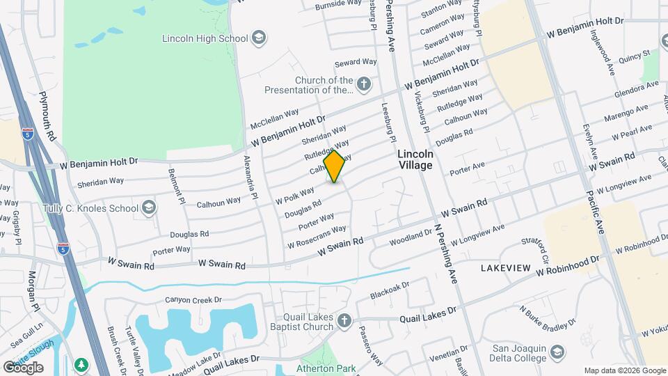 1816 Polk Way Mapa y Detalles de la Ubicación