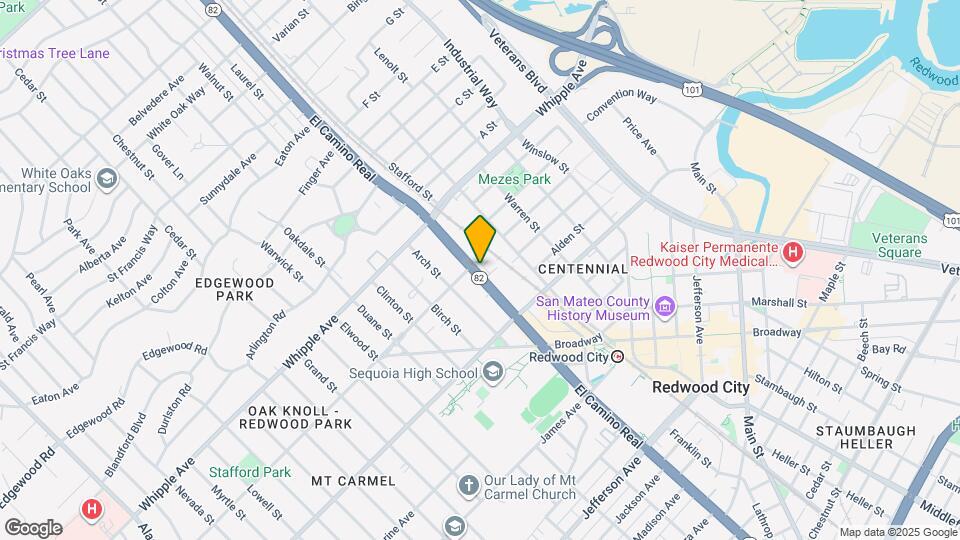 605 El Camino Real Map and Location Details