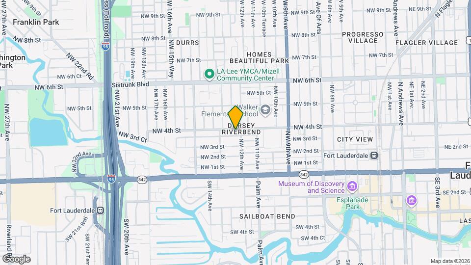 1208 NW 4th St Map and Location Details