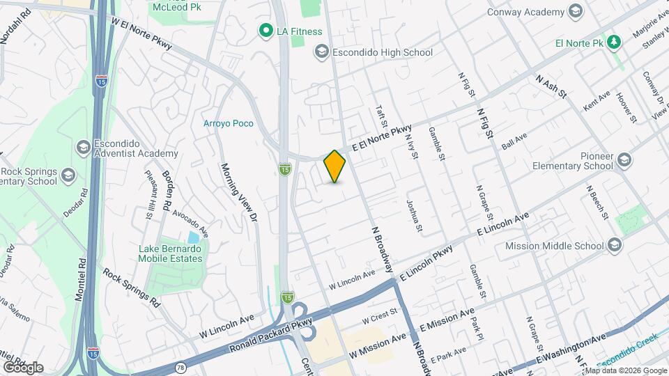 1225 N Broadway Map and Location Details