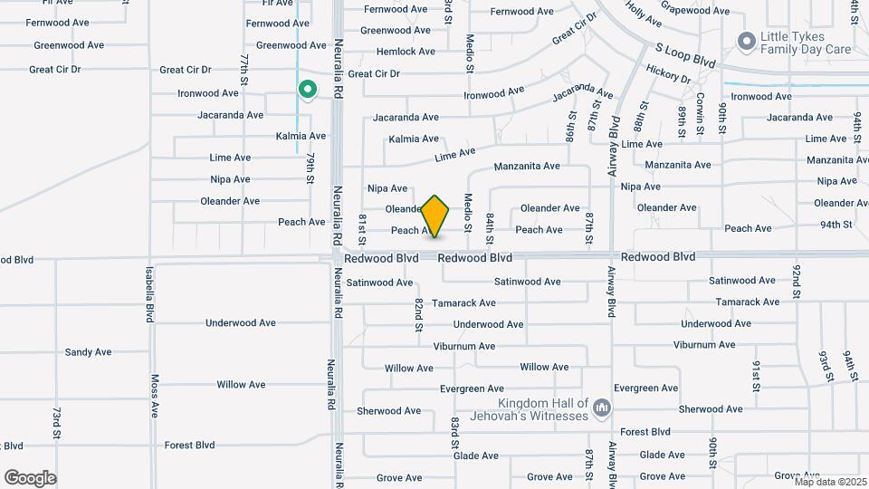 8247 Redwood Blvd-Unit -Apt A Map and Location Details