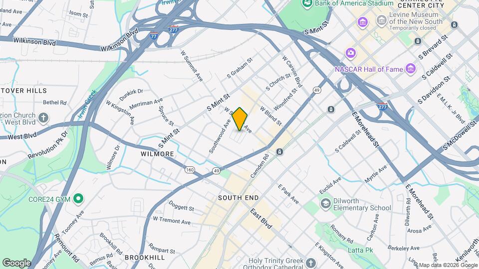 1543 S Church St Map and Location Details