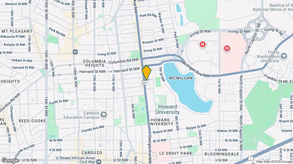 654 Girard St NW Map and Location Details
