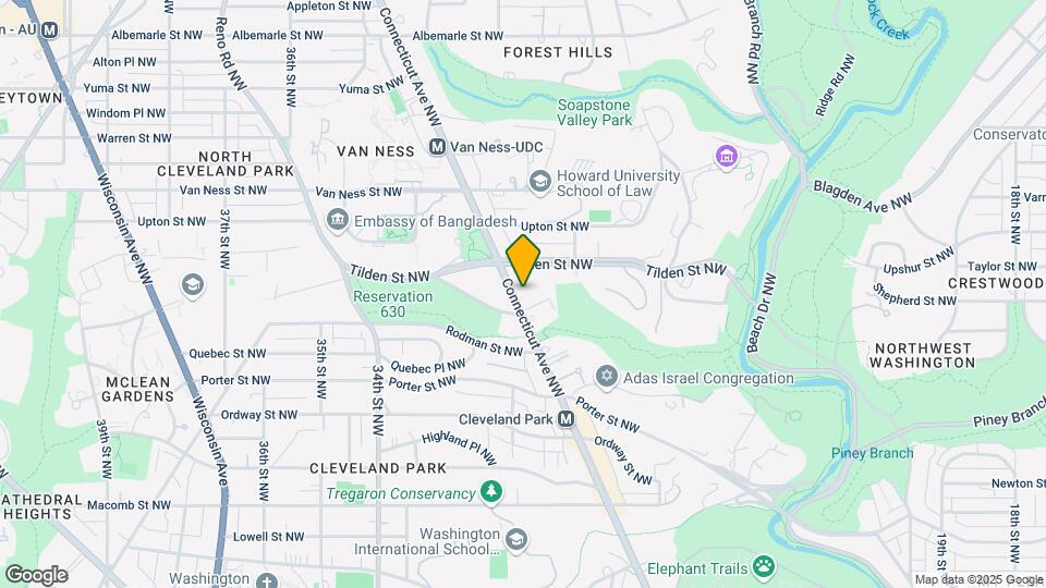3901 Connecticut Ave NW Mapa y Detalles de la Ubicación