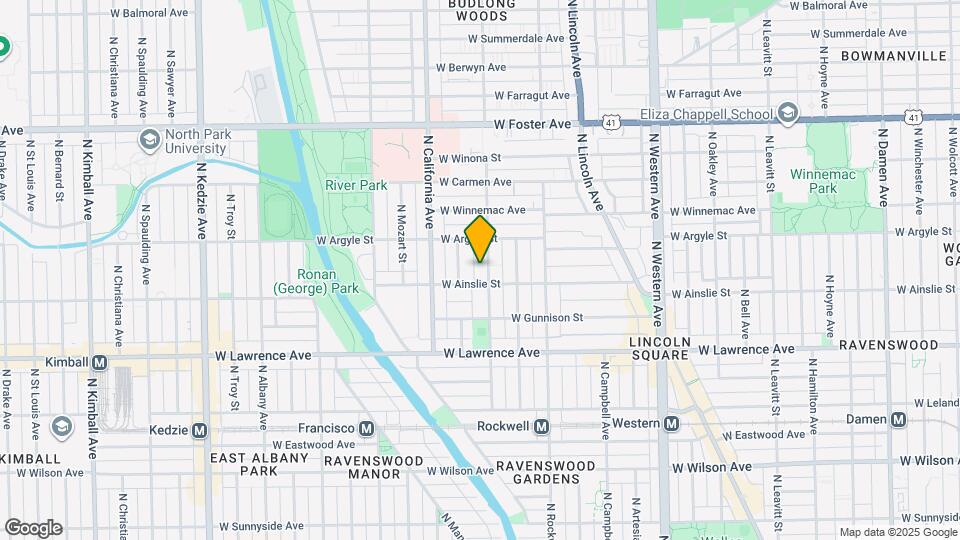 4912 N Washtenaw Ave Mapa y Detalles de la Ubicación