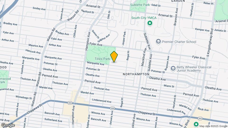 5661 Marquette Ave Map and Location Details