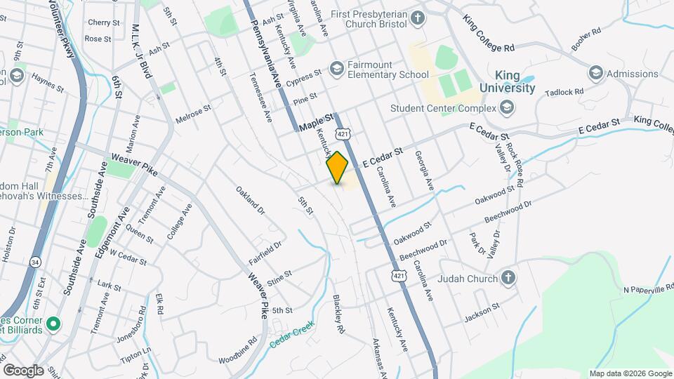 1217 Kentucky Ave Map and Location Details