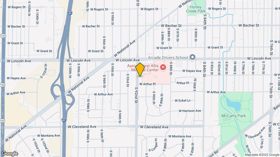 2390 S 92nd St, Unit 2390 S. 92nd St. Map and Location Details
