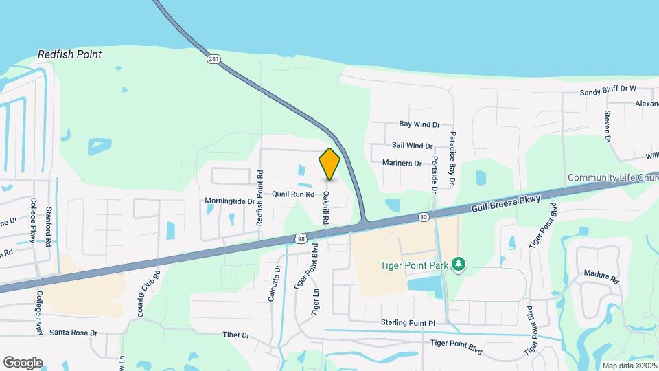 1516 Oakhill Rd Mapa y Detalles de la Ubicación