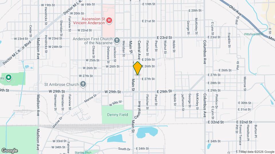 2639 Central Ave Map and Location Details