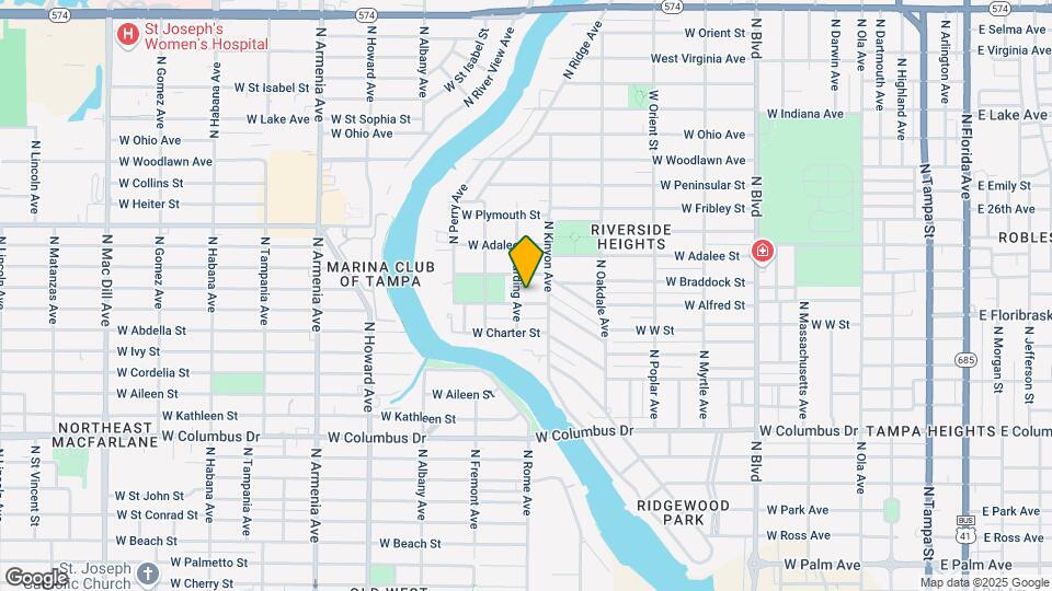 1107 W Coral St Map and Location Details