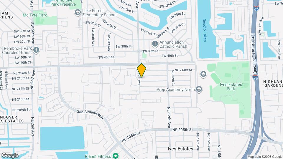 1001 NE 212th Ter, Unit Efficiency Map and Location Details