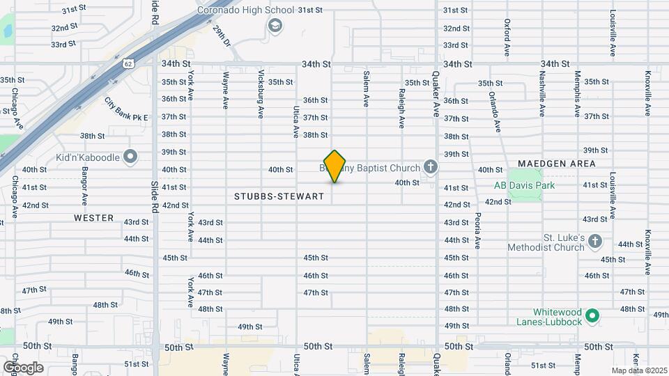 4623 40th St Map and Location Details