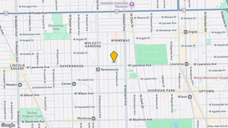 4806 N Paulina St, Unit 3 Map and Location Details