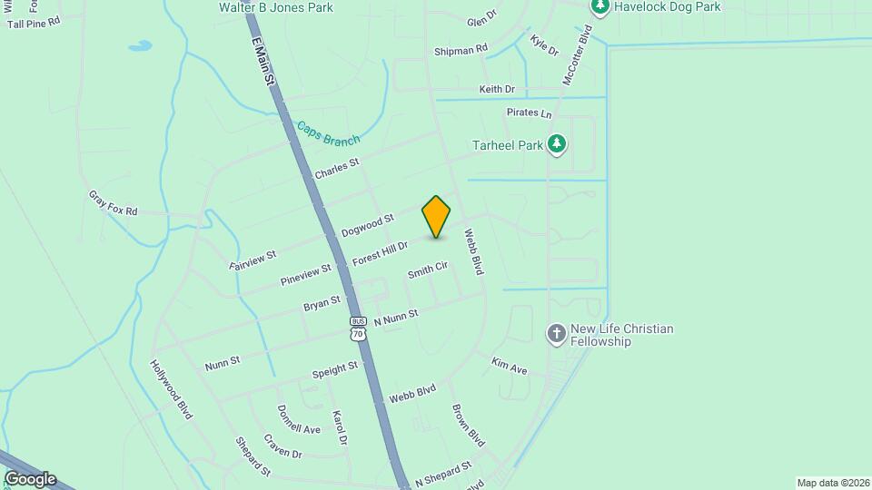 212 Forest Hill Dr Map and Location Details