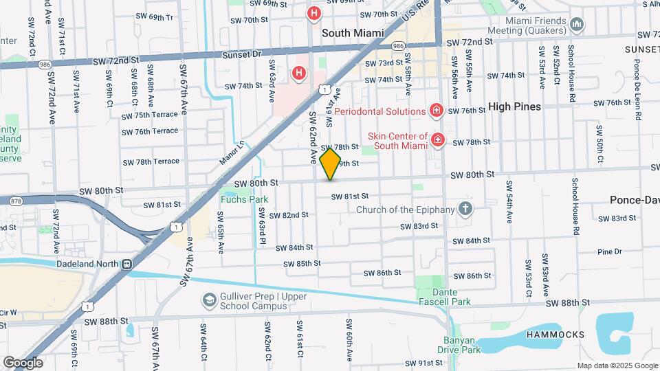 6120 SW 80th St Map and Location Details