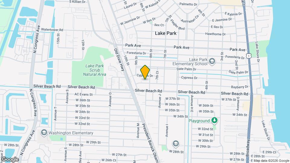 815 Bayberry Dr Mapa y Detalles de la Ubicación