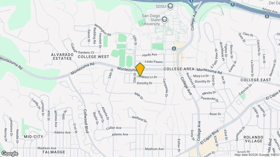 5545 Mary Lane Dr Map and Location Details