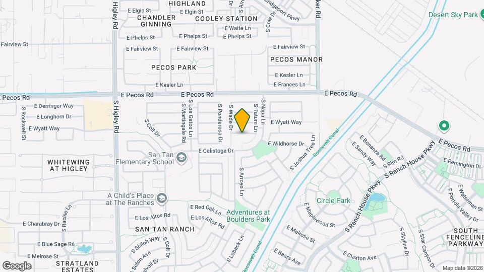 3693 E Remington Dr Map and Location Details