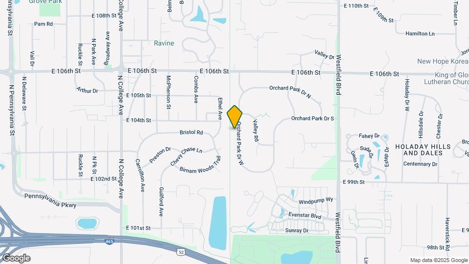 10336 Orchard Park Dr W Mapa y Detalles de la Ubicación