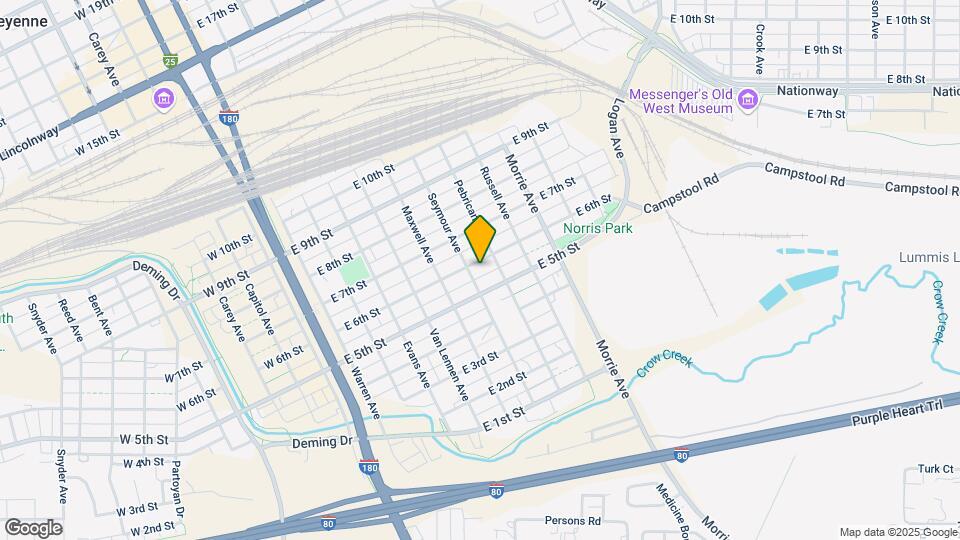 705 E 6th St Map and Location Details
