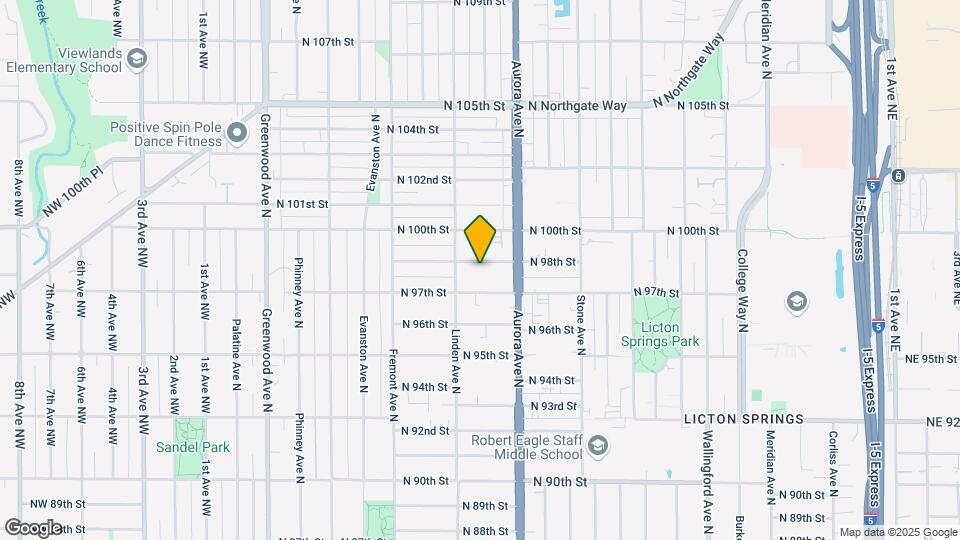 923 N 98th St Map and Location Details