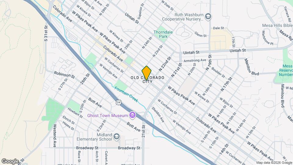2209 W Colorado Ave Map and Location Details