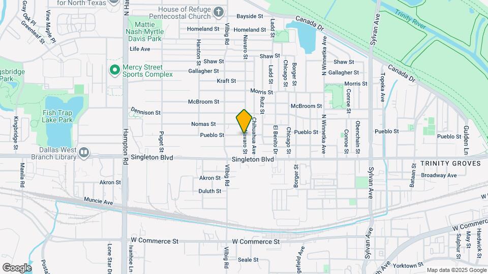 3113 Navaro St Map and Location Details