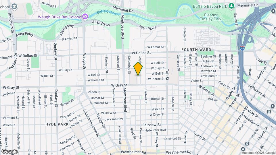 1414 Crocker St Map and Location Details
