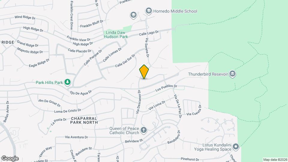 6088 Los Siglos Dr Map and Location Details