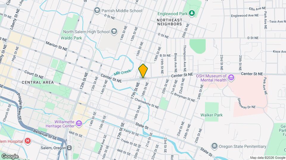 1742 Center St NE Map and Location Details