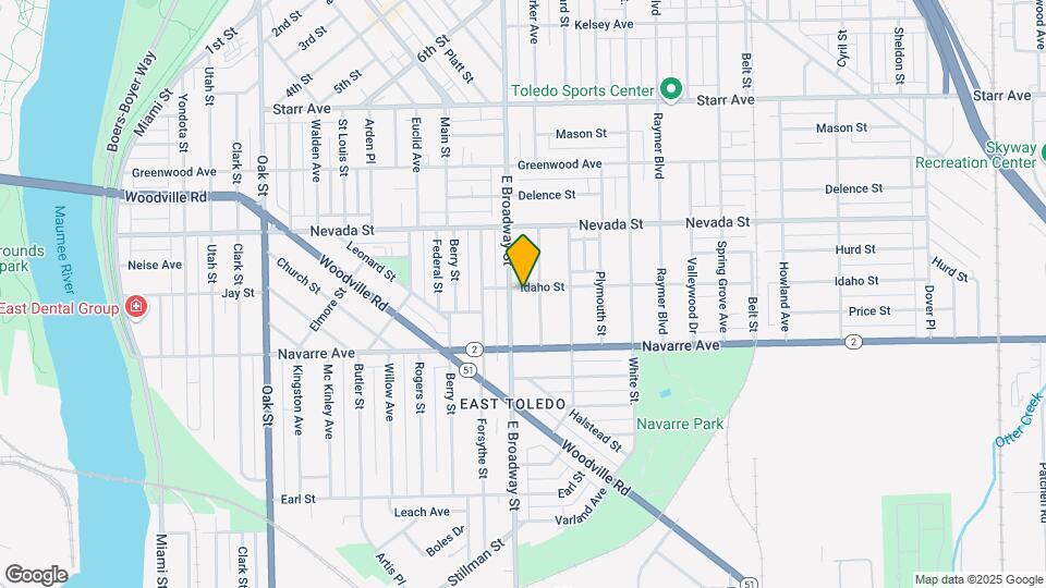 1012 Idaho St Map and Location Details