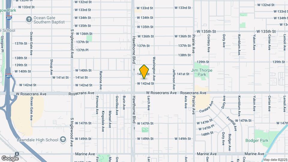 4367 W 142nd St Mapa y Detalles de la Ubicación
