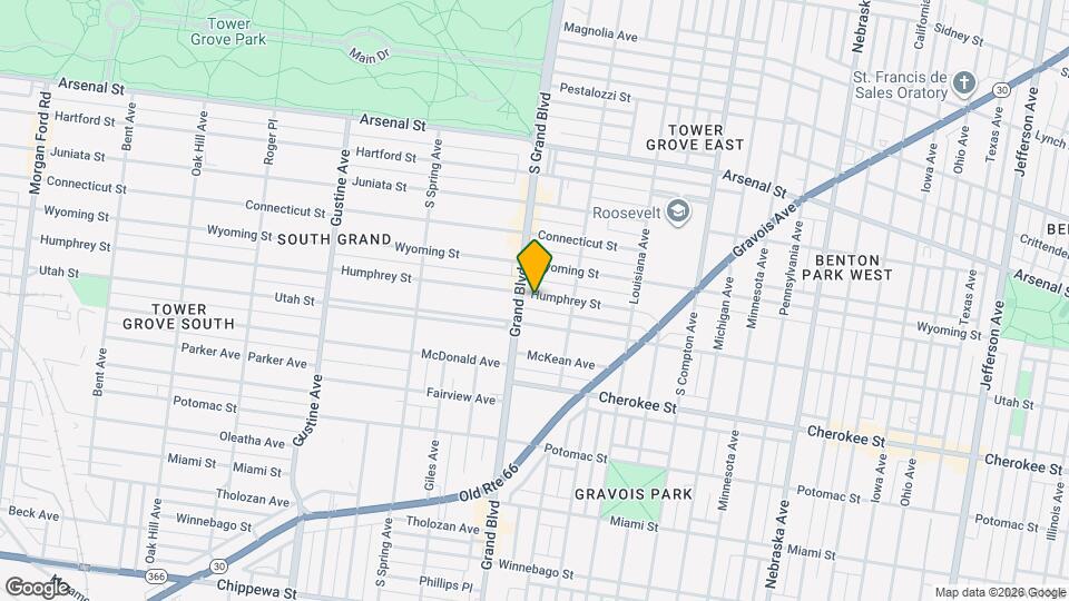 3536 Humphrey St Map and Location Details