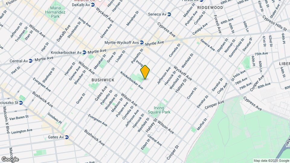 1408 Putnam Ave Mapa y Detalles de la Ubicación