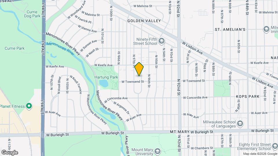 3417 N 97th St Map and Location Details