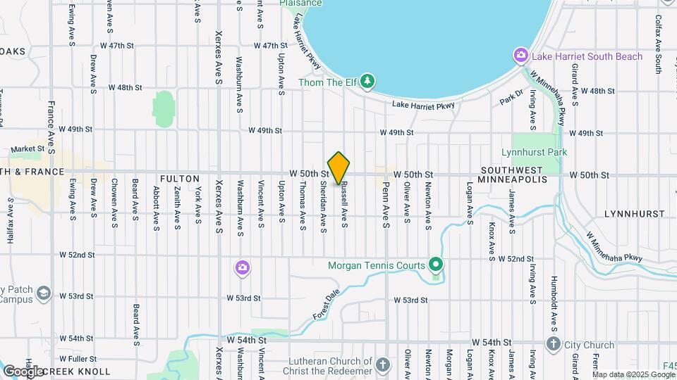 5020 Russell Ave S Mapa y Detalles de la Ubicación