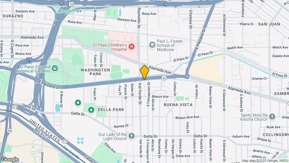 221 S Concepcion St Map and Location Details