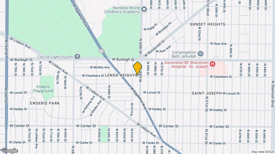 2977 N 60th St Map and Location Details
