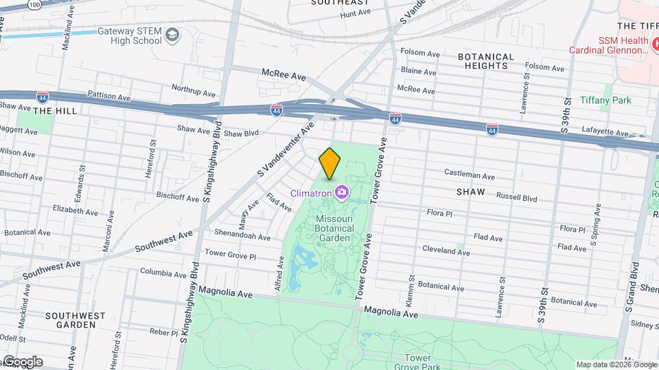 4344 Shaw Blvd Map and Location Details