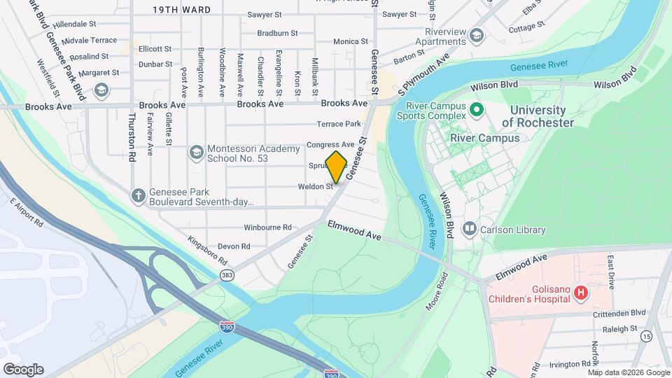 1179 Genesee St Map and Location Details