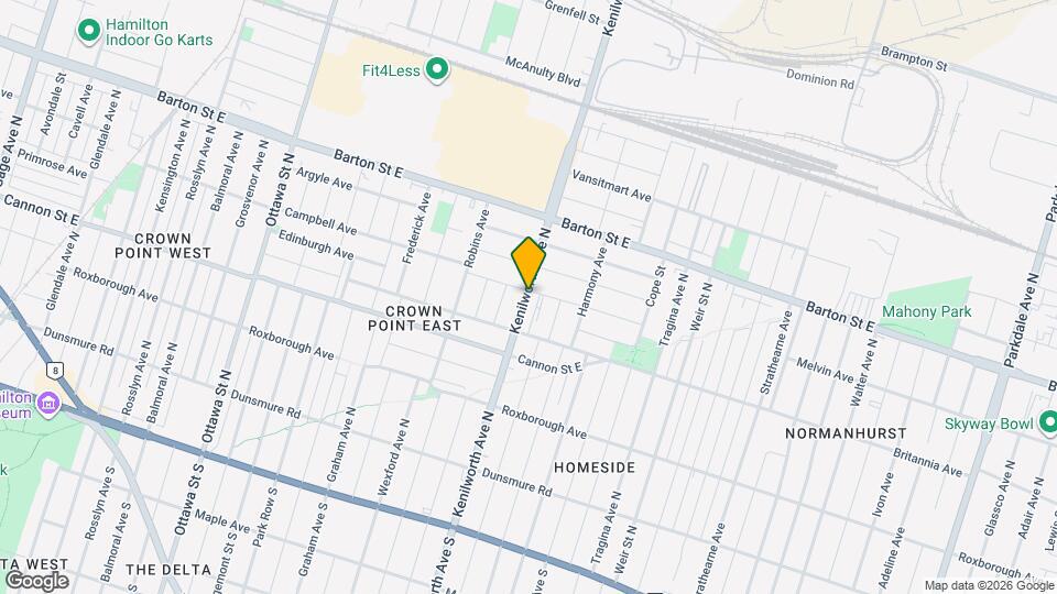 226 Kenilworth Av N, Unit Unit2 Map and Location Details