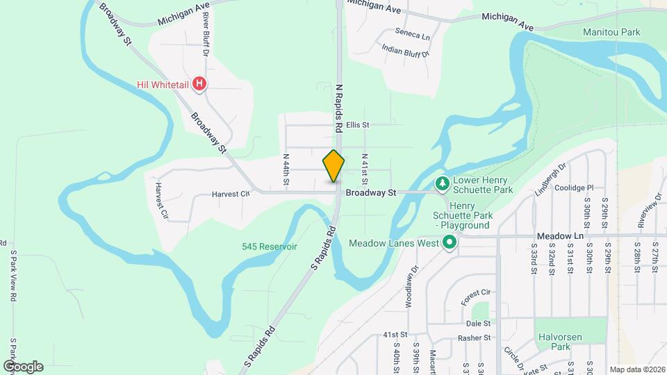 304 N Rapids Rd Map and Location Details