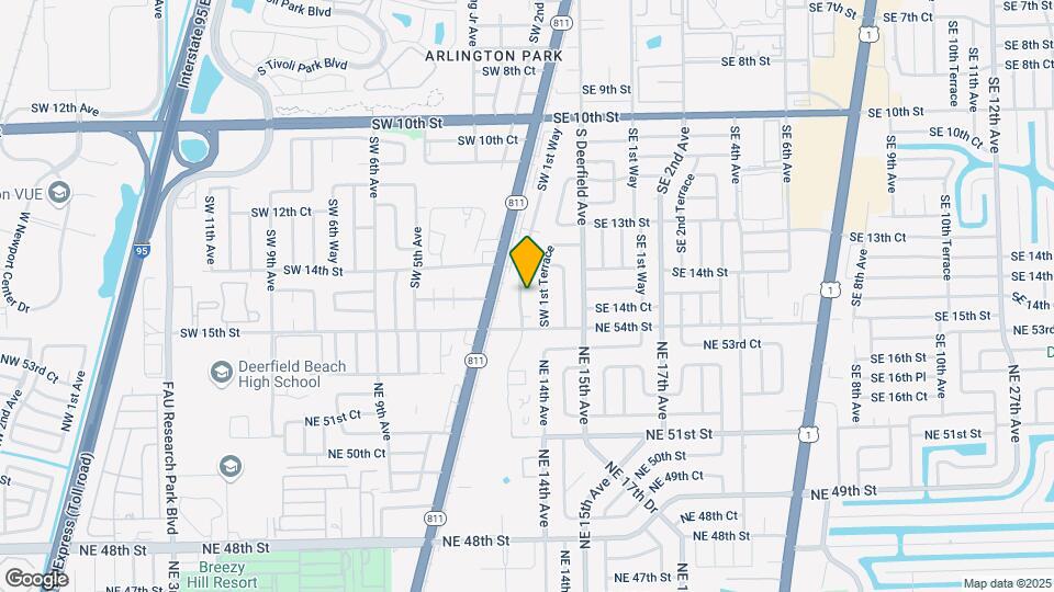1434 SW 1st Way Map and Location Details