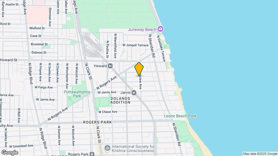 7450 N Greenview Ave Mapa y Detalles de la Ubicación