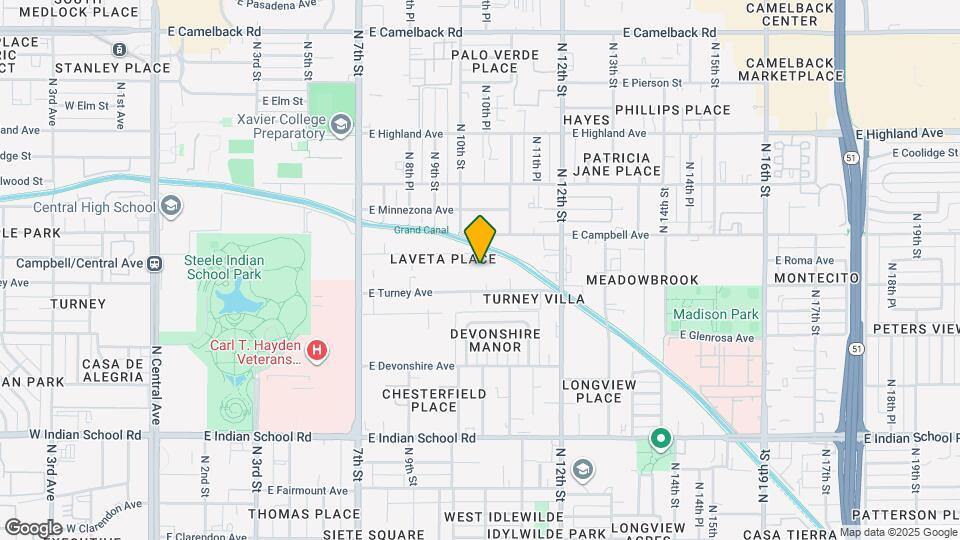 1017 E Roma Ave, Unit 105 Map and Location Details