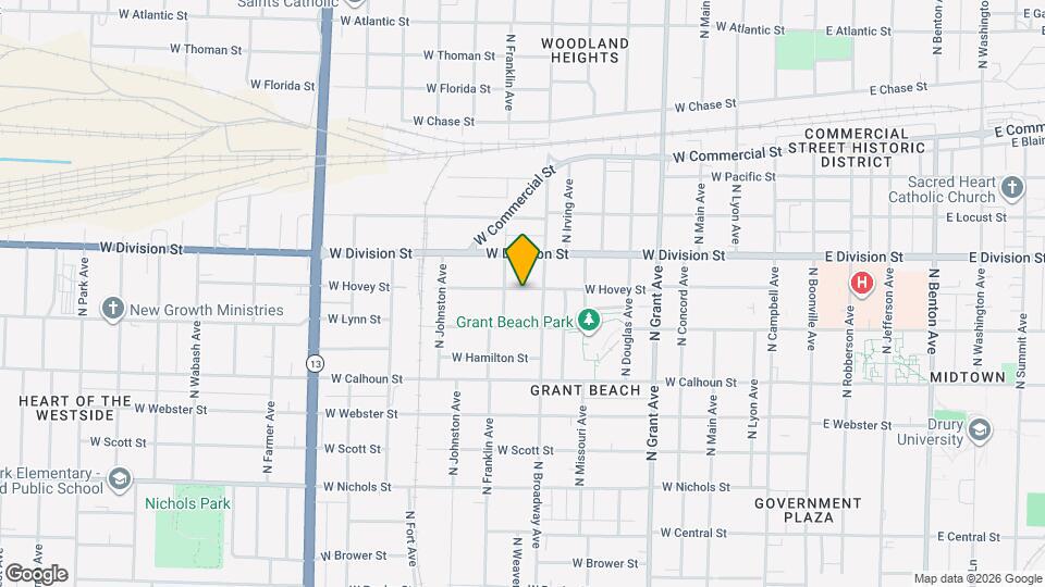 1020 W Hovey St Map and Location Details